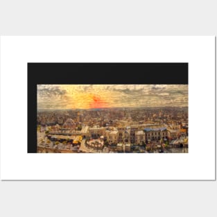 Aleppo Panorama (Cityscape) - Cortes Posters and Art